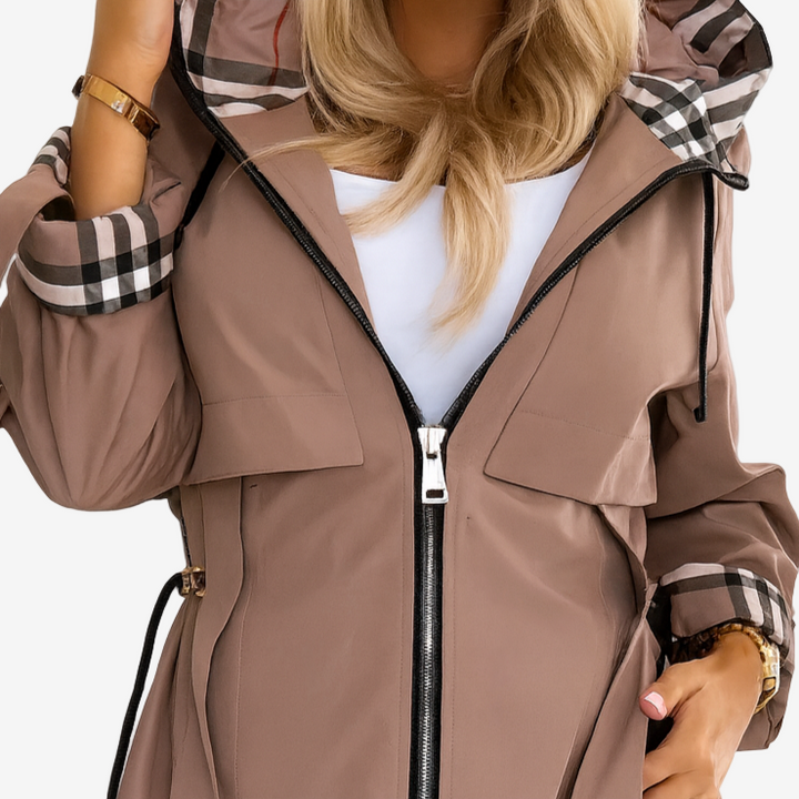 Nathalie™ Elegant Trench Coat