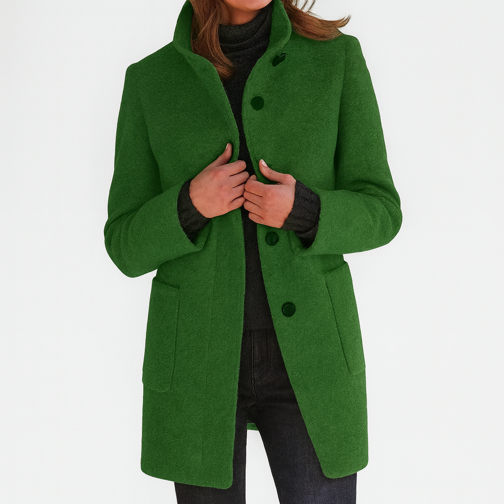 Amy™ | Women's coat with high collar