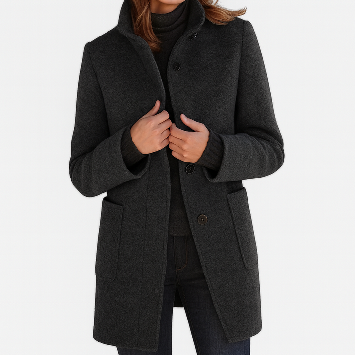 Amy™ | Women's coat with high collar
