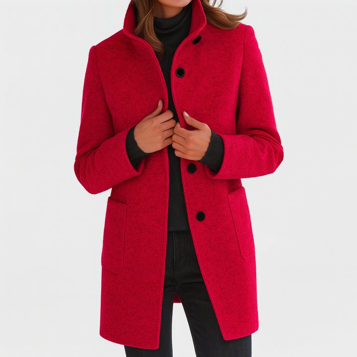Amy™ | Women's coat with high collar