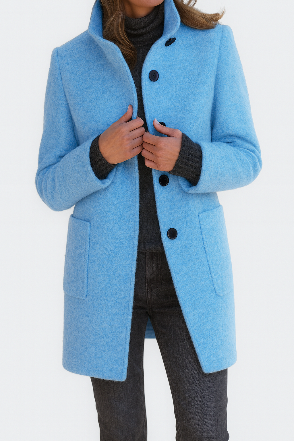 Amy™ | Women's coat with high collar