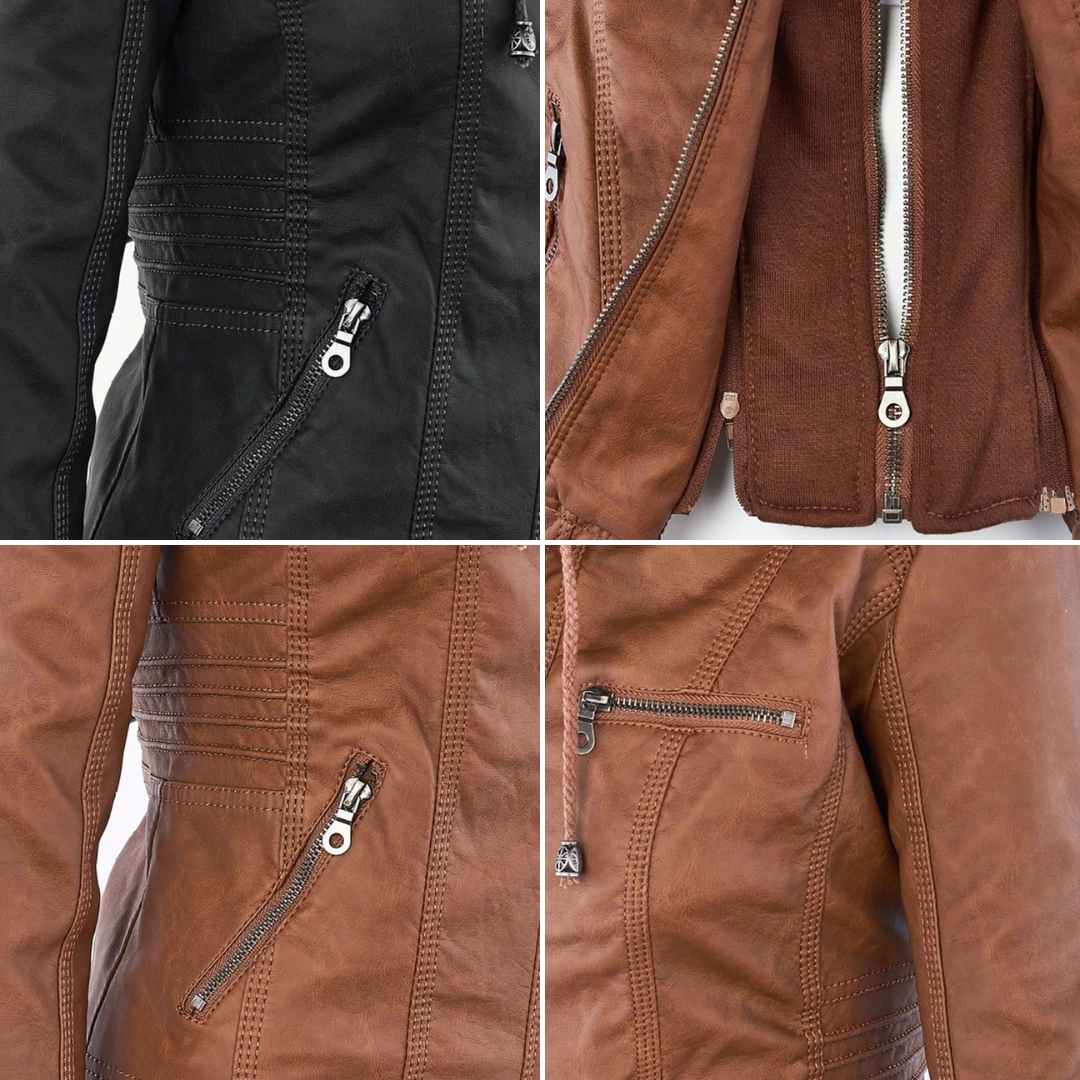 Lise™ | Elegant Leather jacket