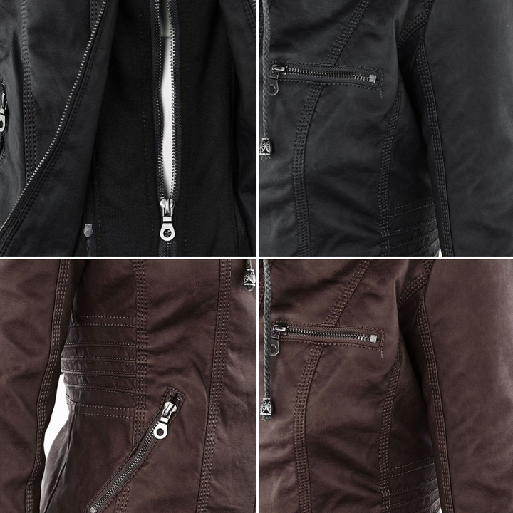 Lise™ | Elegant Leather jacket