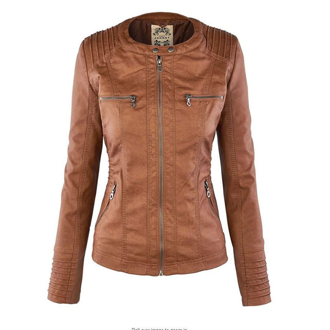 Lise™ | Elegant Leather jacket